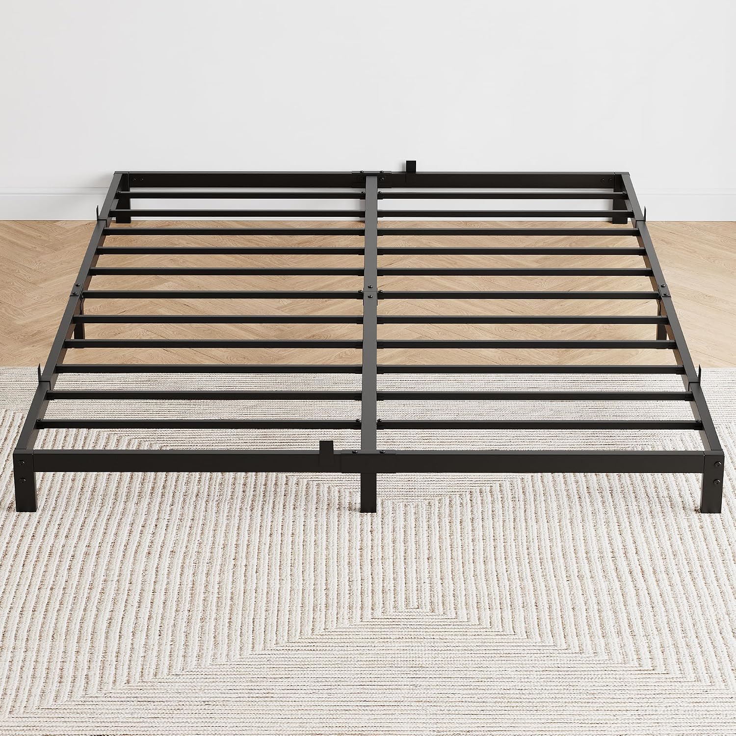 Canopy Bed Frame Metal Queen - Garvee 6 Inch Heavy Duty Metal