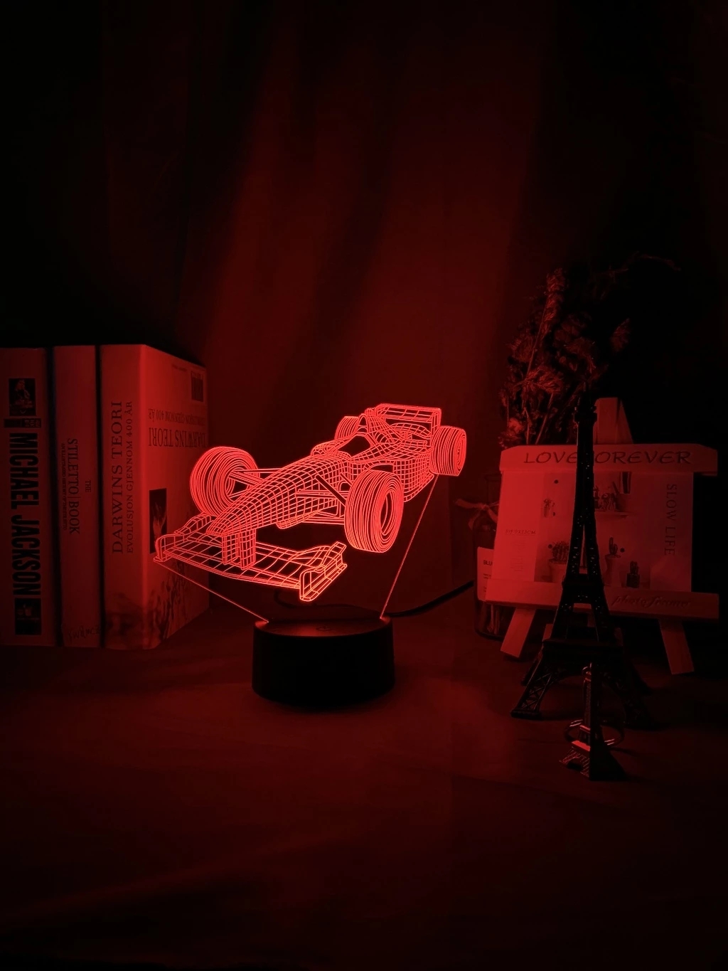 F1 Formula 1 Racing Car 3d Ill - Floating Nightstand With Led Light 评论和价格