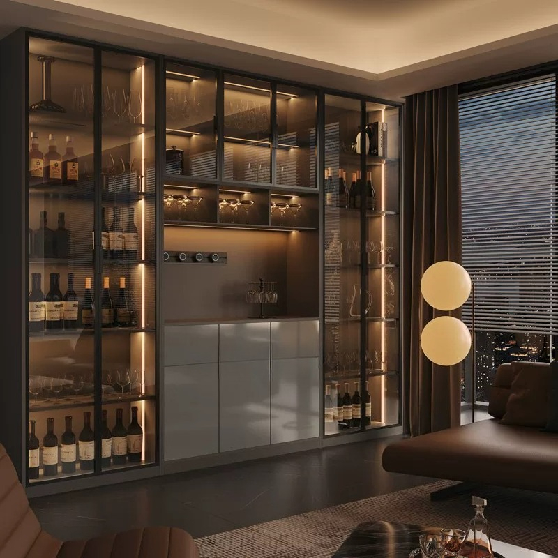 Light luxury Italian dining si - Storage 评论和价格