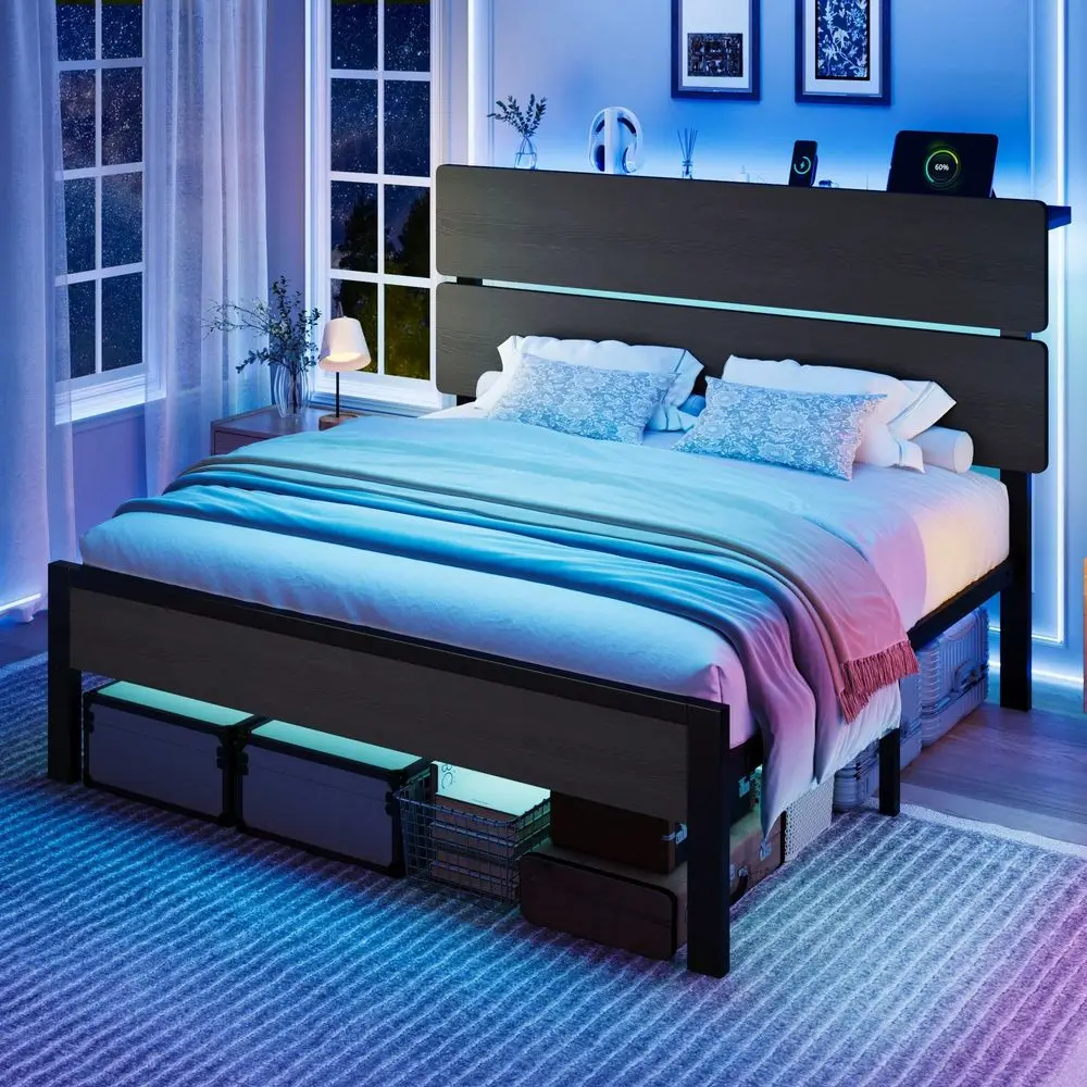 Twin Full Queen King Size Bed  - Canopy Bed Frame Metal Queen 评论和价格