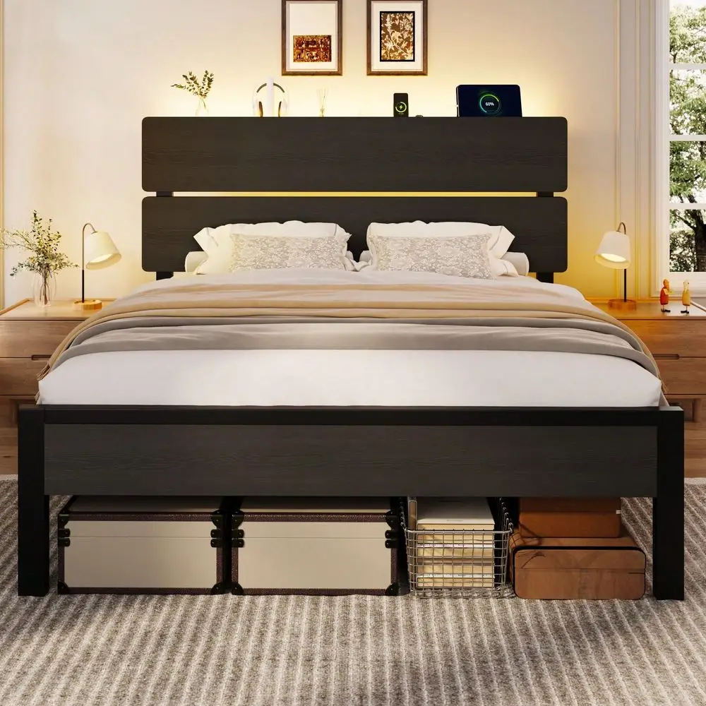 Twin Full Queen King Size Bed  - Canopy Bed Frame Metal Queen 评论和价格