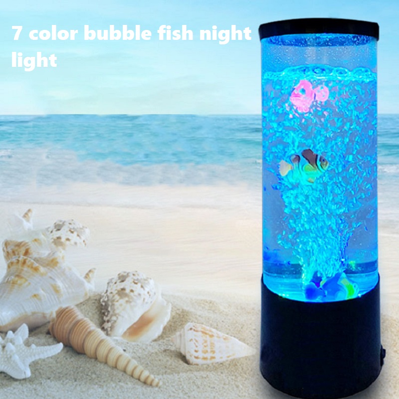 LED Fish Lamp Ambient Night Li - Floating Nightstand With Led Light 评论和价格