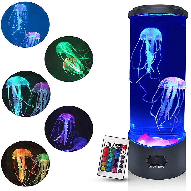 LED Fish Lamp Ambient Night Li - Floating Nightstand With Led Light 评论和价格