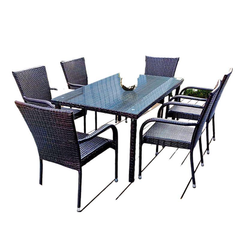 Outdoor rattan tables and chai - Outdoor Furniture 评论和价格